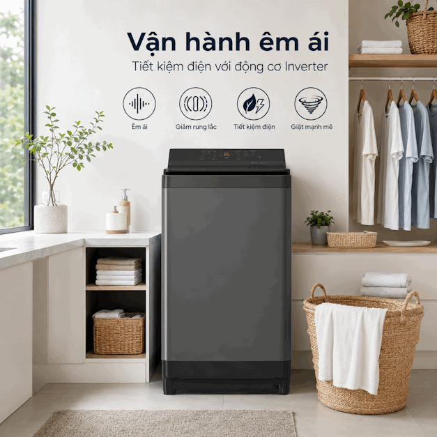Động cơ TD Inverter kết hợp truyền động trực tiếp DMM